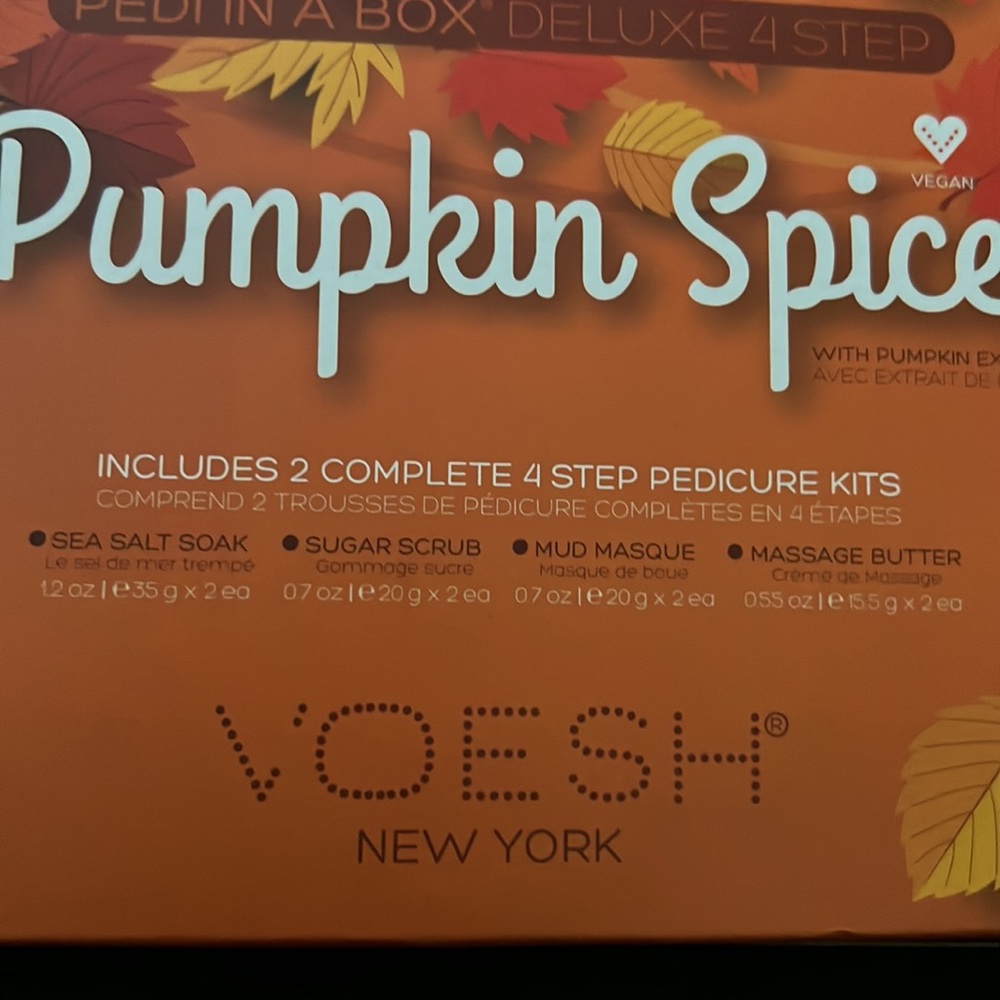 🍁🎃Pedi-in-a-Box - Deluxe 4 Step - Picture 2 of 4